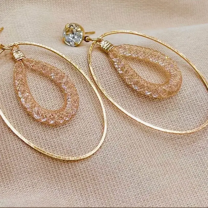 Oval earrings ERN004