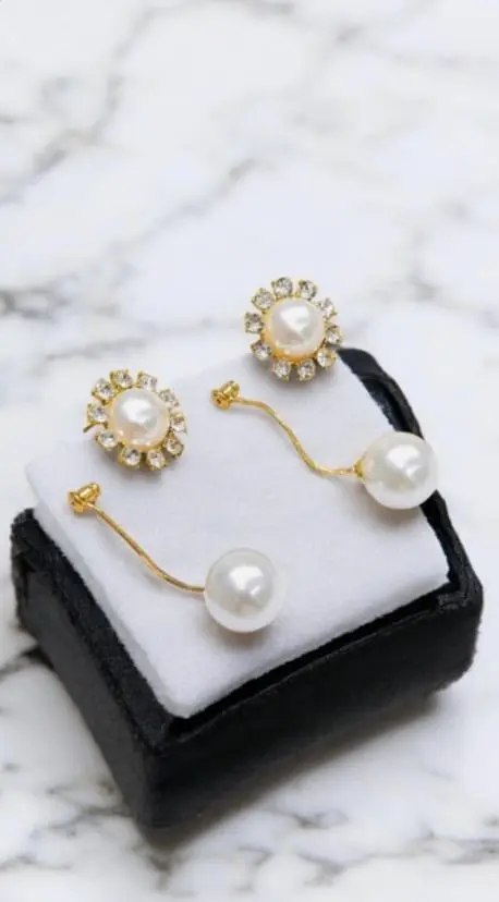 Pearl earrings ERN005