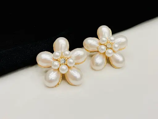 Flower Pearl Earring ERN003